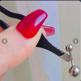 پیرسینگ دخترانه ناف استیل نقره ای