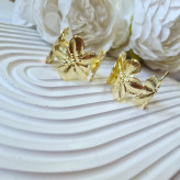 گوشواره دخترانه گل حلقه ای