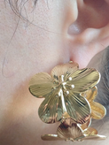 گوشواره حلقه ای گل ترند تابستونی