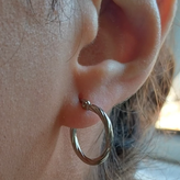 گوشواره حلقه ای ساده ترند در ۳ مدل قیمت مناسب