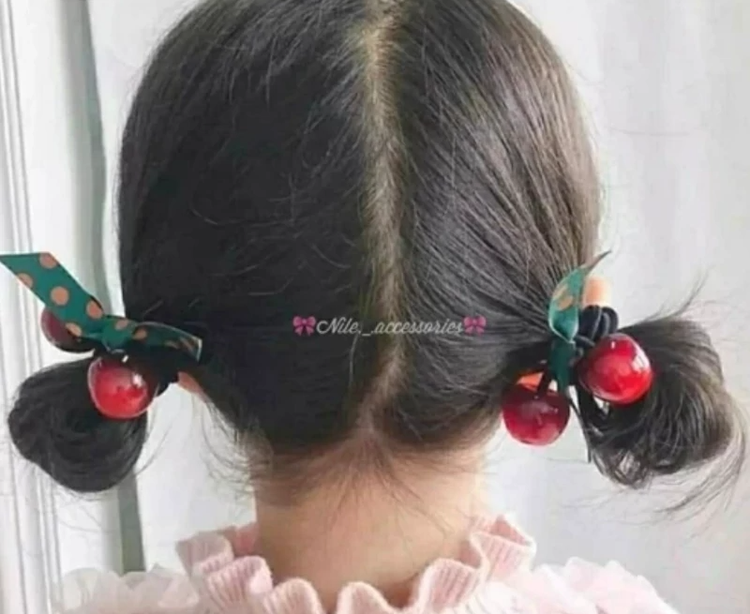 کش مو دخترانه گیلاس مناسب هدیه